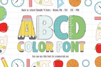 Craft Your Best Projects with Back to School Fonts