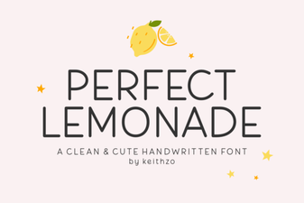 Fresh & Zesty Lemonade Font Design Ideas
