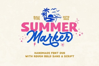 Summer Marker Font: Fun & Friendly Creative Projects