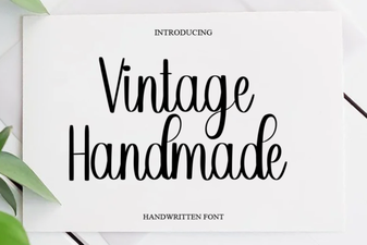 Classic Handmade Fonts for Your Creative Projects